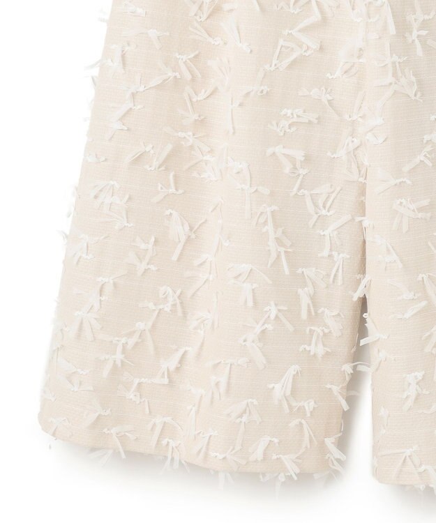 GRACE CONTINENTAL リボンヤーンフレアパンツ キナリ