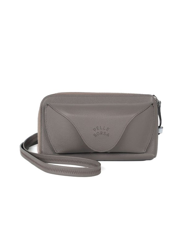 PELLE BORSA お財布ポシェット Very Goods ベリーグッズ 7205 グレー