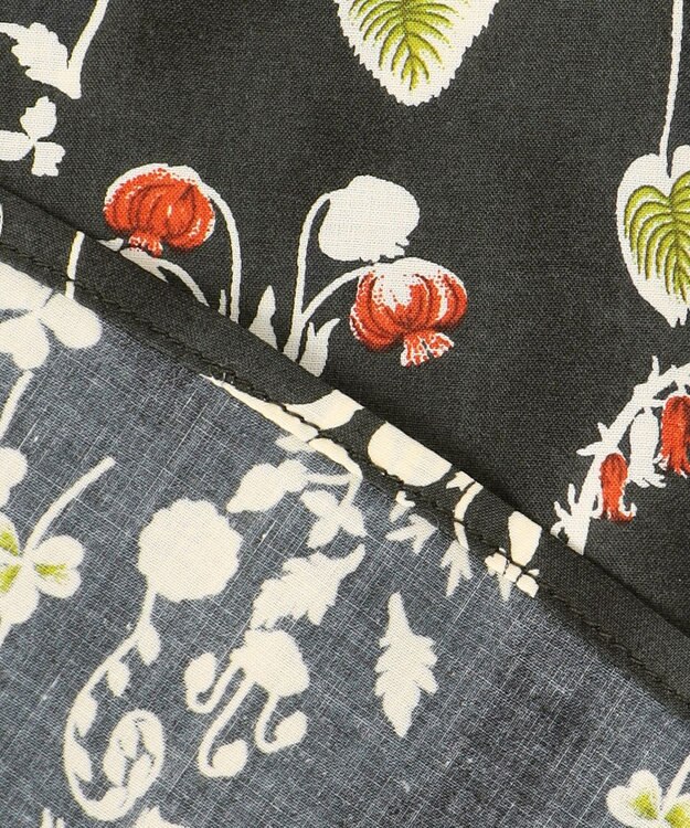 JOSEPH ABBOUD 【新作・英国・リバティ社】リバティタナローンプリント 半袖シャツ オリーブ系6