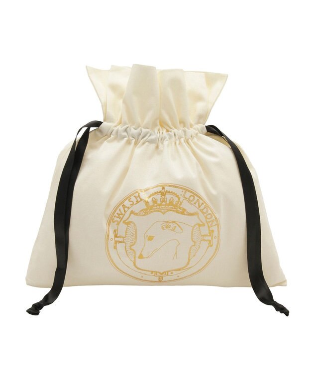 MOONBAT SWASH LONDON フラワープリント コットン スカーフ ローズピンク