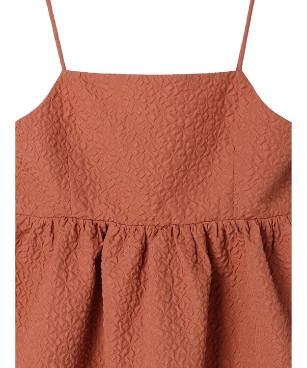 Green Parks ・ＥＬＥＮＣＡＲＥ　ＤＵＥ　フクレジャカードキャミソール Pink