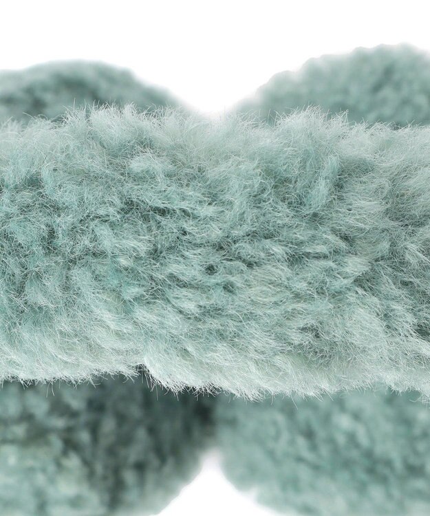 MOONBAT 【ギフトBOX付】FURLA ムートン風ふわふわイヤーマフ グリーン