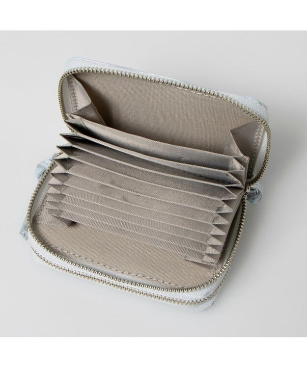 UNBILLION ペルケ perche / パールパステル・ジャバラカードキーケース サックスブルー