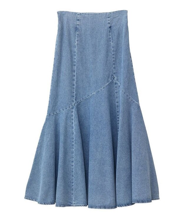 Green Parks ・ＥＬＥＮＣＡＲＥ　ＤＵＥ　デニムマーメイドスカート Light Indigo