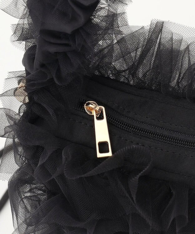 ANY SIS エアリーチュール ショルダーバッグ ライトグレー