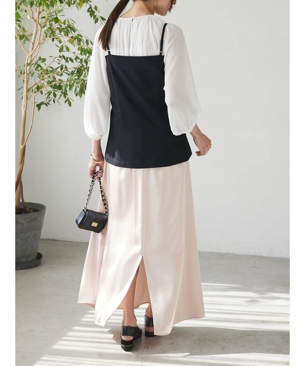 Green Parks AnriettMusee ボリュームシアーブラウス Off White