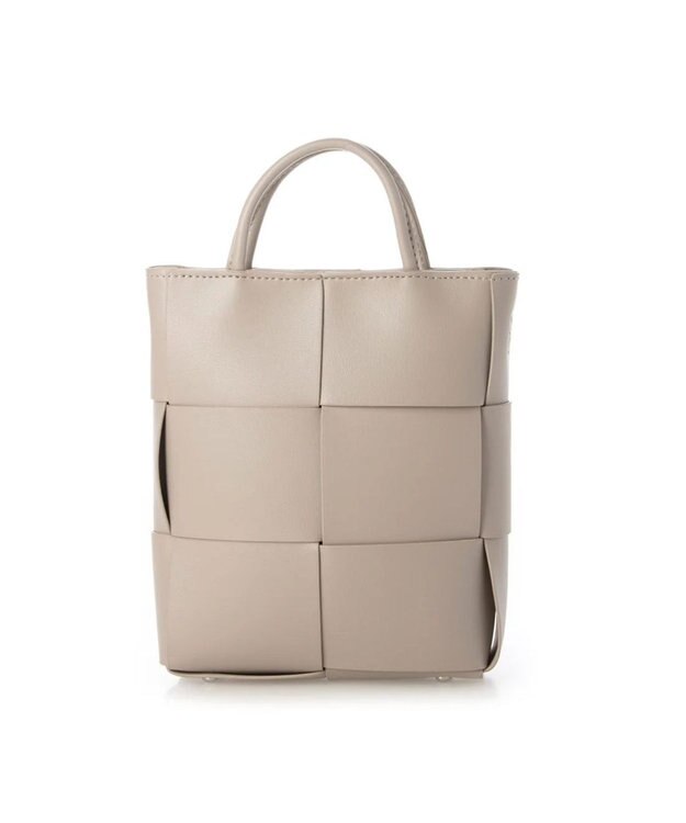 UNBILLION cachecache イントレチャートミニショルダーバッグ グレー