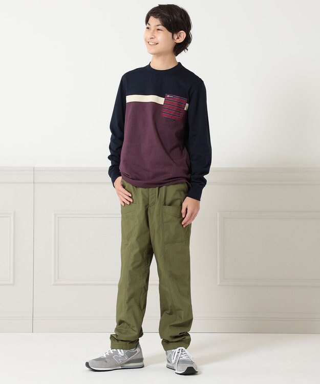 J.PRESS KIDS ライトパンツ カーキ系