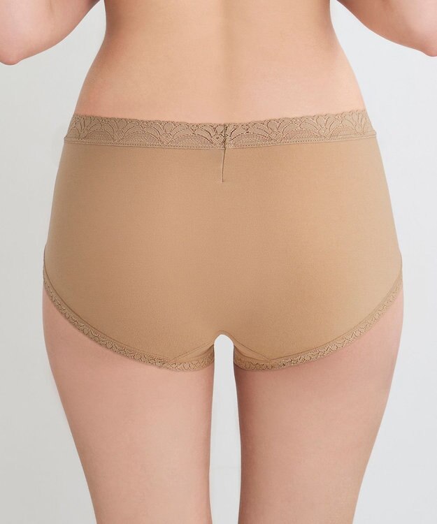 WACOAL 【ディアヒップ】 ショーツ はきこみ丈ふつう 綿混(身生地) ヒップを包みこむフィット感 やさしいはきごこち PPA111 /ワコール ベージュ