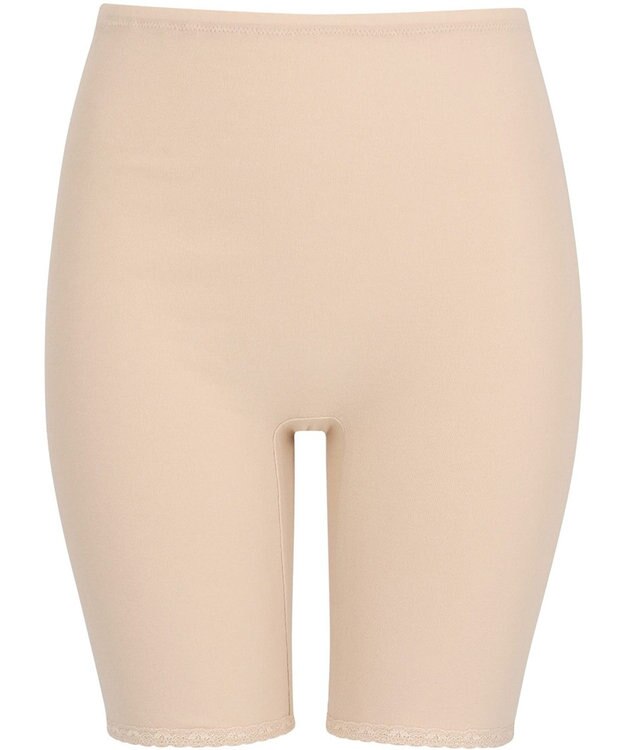 Wing インナーボトム 綿100％(身生地) 接触冷感 【綿100％ シャリ感タイプ】 3分丈 春 夏 ER6363 ウイング／ワコール ベージュ