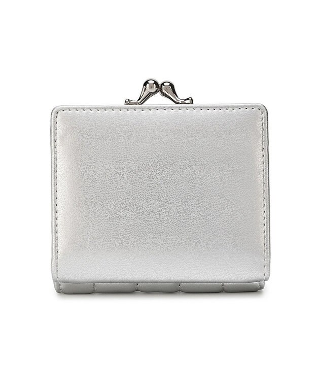 style code 【MERCURYDUO/マーキュリーデュオ】スタッズキルティング　口金ミニ財布 シルバー