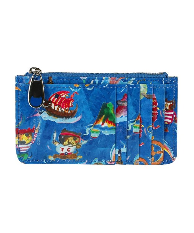 tsumori chisato CARRY ピーターパン フラグメントケース キャッシュレス 財布 ブルー