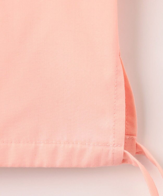 Feroux 【洗える】ショート丈ドロスト シャツ ピンク系