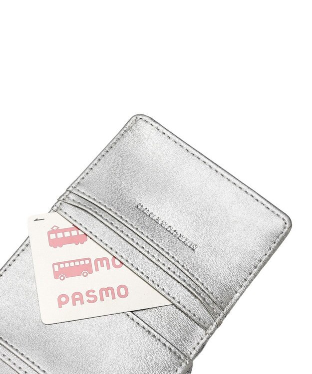 style code 【MERCURYDUO/マーキュリーデュオ】スタッズキルティング　口金ミニ財布 シルバー