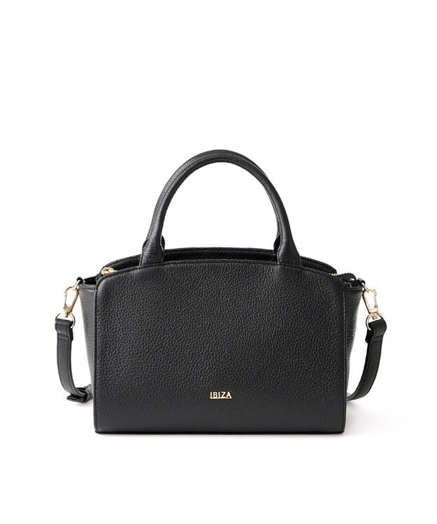 IBIZA アセアーダ　牛革　2WAYバッグ（S） 黒