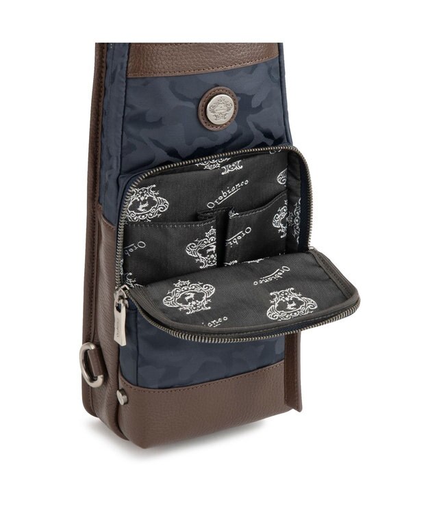 ACE BAGS & LUGGAGE Orobianco ソロペルテ 30th ボディバッグ  迷彩 93193 オロビアンコ ネイビー