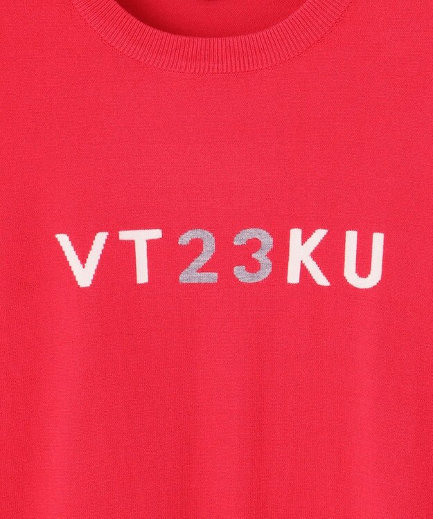 23区GOLF 【WOMEN】ロゴニット 着回しOK 動きやすさ◎ 厚すぎないからロングシーズン着用できる ピンク系