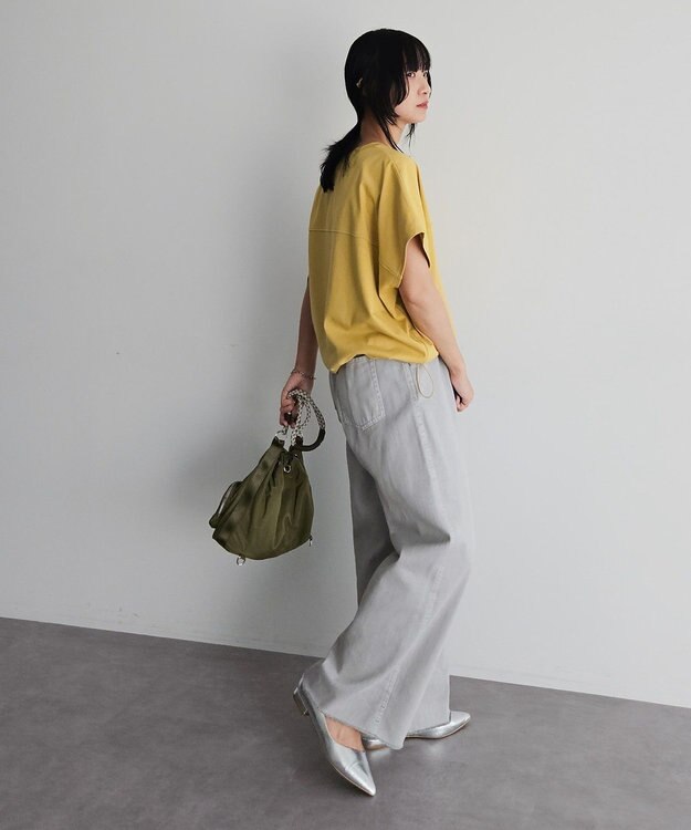 Green Parks 裾ドロストバルーンＴＥＥ Yellow