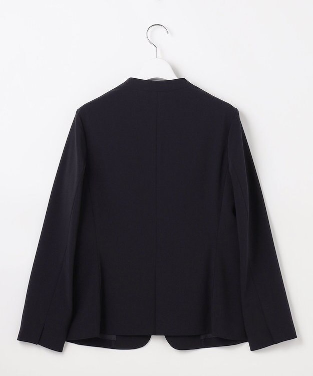 ANY SIS L セレモニーダブルクロス カラーレス ジャケット ネイビー