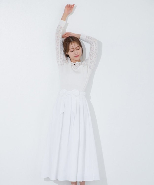 TOCCA 【chayさん着用】BLUSH CHARM SKIRT スカート アイボリー系