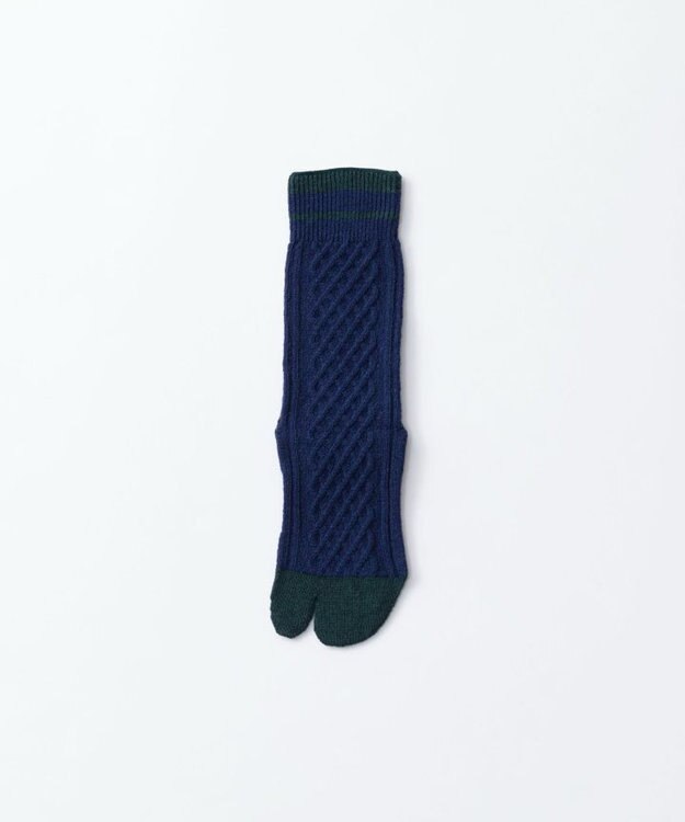 TRICOTE TABI CABLE SOCKS／ 39NAVY