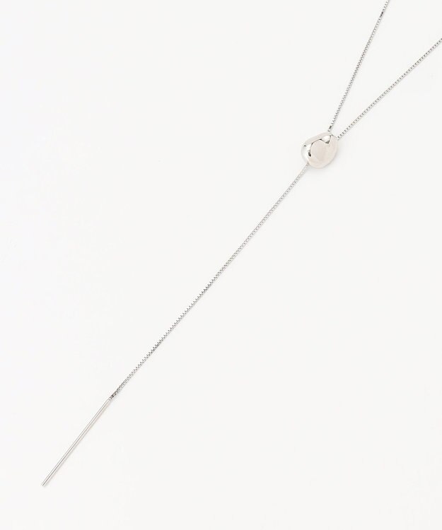 23区 プランプラリエットネックレス シルバー系