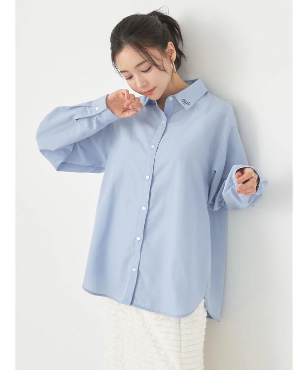 earth music&ecology ワンポイントロゴシャツ Sax