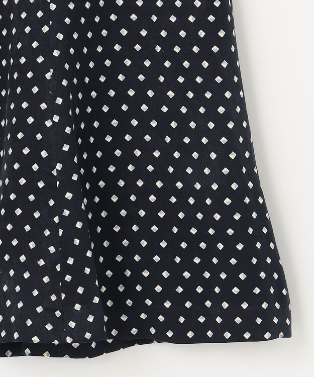 J.PRESS LADIES 【洗える】ジオメトリック マーメイド スカート ネイビー系5