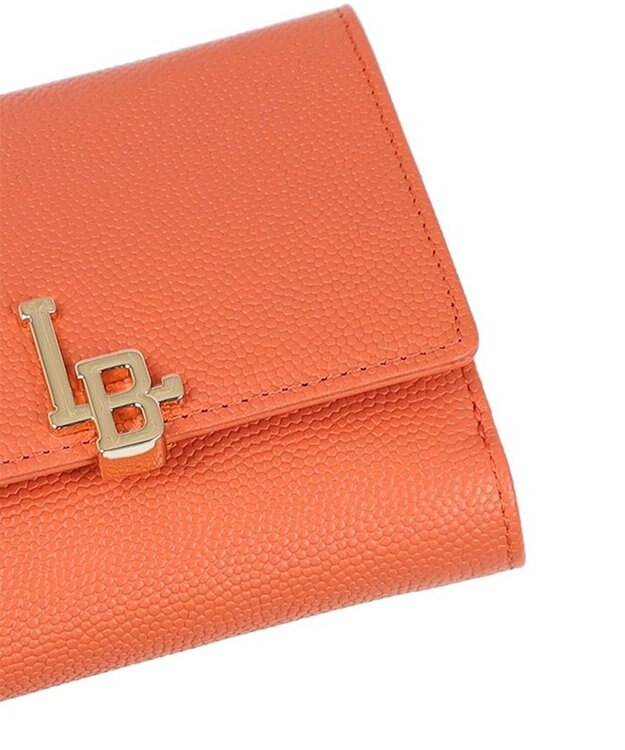 LANVIN en Bleu エルヴィー 内BOX財布 サーモンピンク