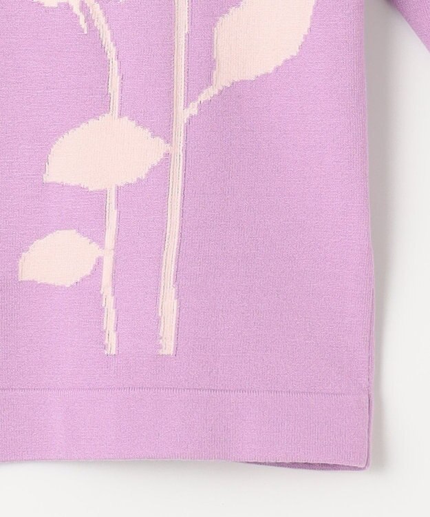 TOCCA 【洗える！】PRESENT ROSE カーディガン ライラック系