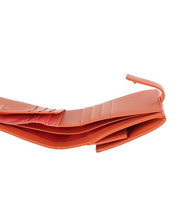 LANVIN en Bleu エルヴィー 内BOX財布 サーモンピンク