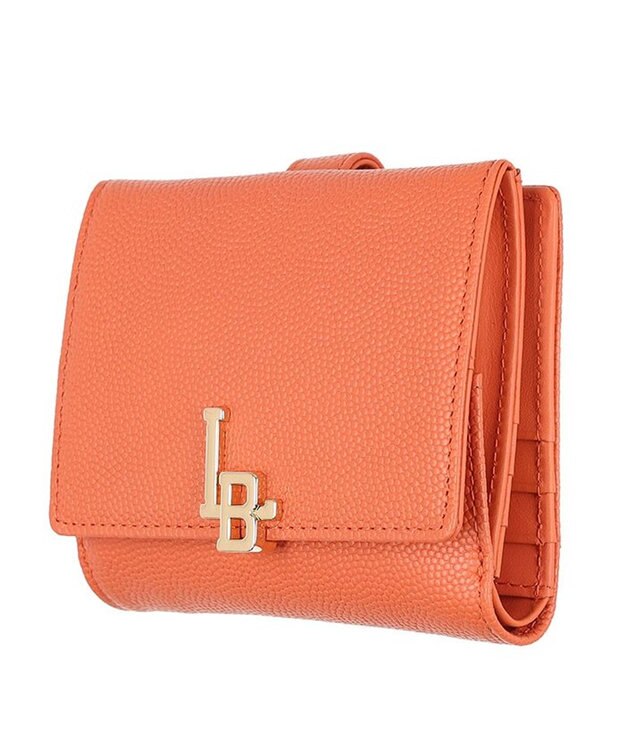 LANVIN en Bleu エルヴィー 内BOX財布 サーモンピンク