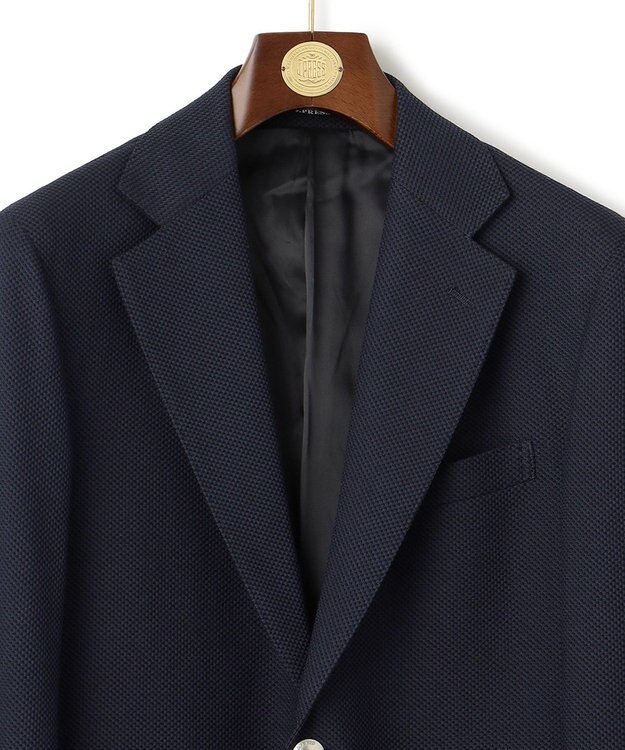 J.PRESS MEN 【アクティブビジネスマン必見】ファンクショナルジャージーブレザー ネイビー系