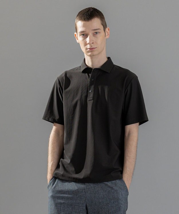 JOSEPH HOMME <新色追加>新素材【抜群の通気性/360度ストレッチ】エアトールストレッチ ポロシャツ ダークブラウン系