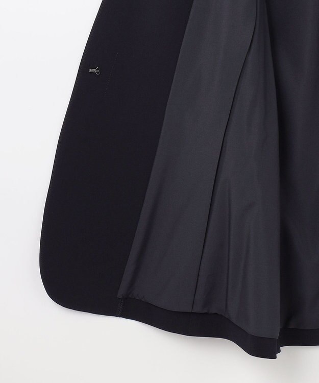 ANY SIS L セレモニーダブルクロス カラーレス ジャケット ネイビー