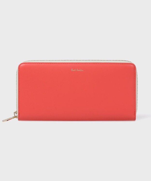 Paul Smith サプルレザー 長財布 コーラル