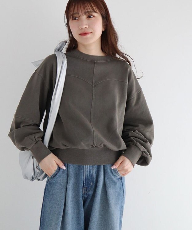 Green Parks ・ＳＵＧＡＲ　ＳＰＯＯＮ　ピグメントスウェット Charcoal Gray