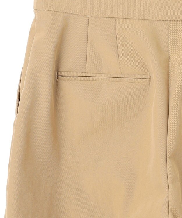 ICB 【洗える】ストレッチピーチツイル バレルパンツ チノ系