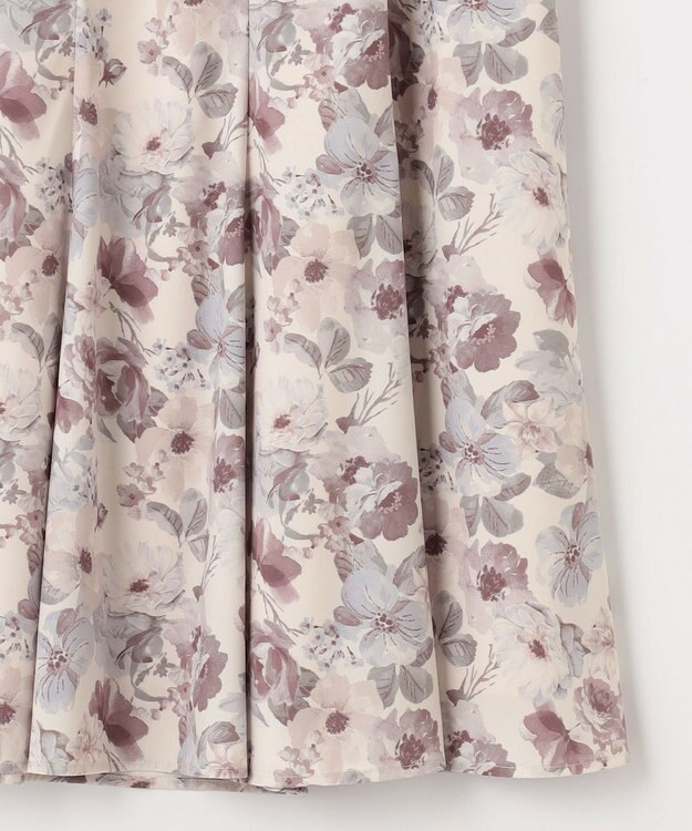 ANY SIS 【洗える】フルブルームフラワープリント スカート アイボリー系