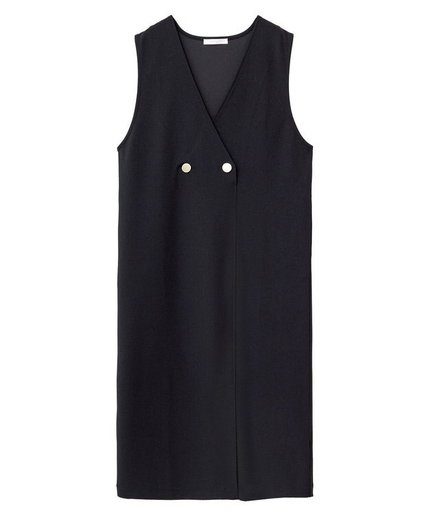 Green Parks ジャケット風ジャンパースカート Black