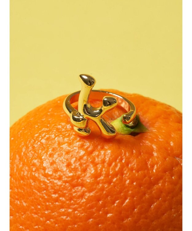 AMERICAN HOLIC イニシャルリングＧＬＤ K