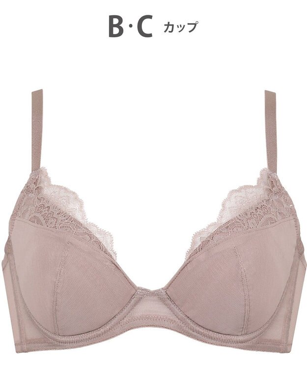 Wing ブラジャー 脇高設計 脇肉・背中すっきり バストふっくら 【脇肉スマートブラ】 ブラ KB2640 ウイング／ワコール ラズベリー