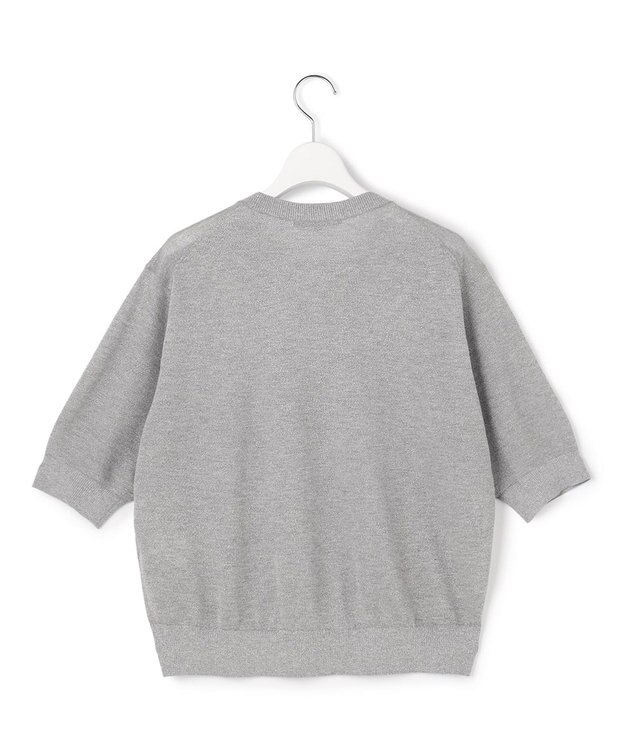 23区 【先行予約】オータムメタリック パフスリーブ ニット Tシャツ シルバー系