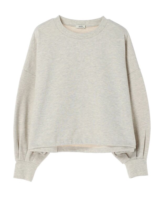 earth music&ecology 裏毛ドロストプルオーバー Oatmeal