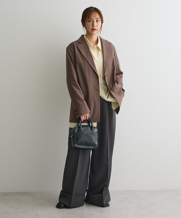 CRAFT STANDARD BOUTIQUE ロールアップパンツ Charcoal Gray