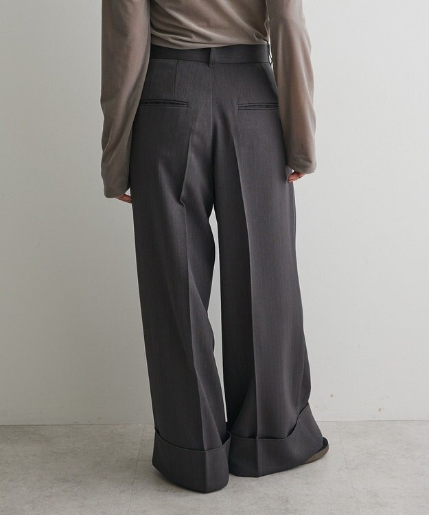 CRAFT STANDARD BOUTIQUE ロールアップパンツ Charcoal Gray