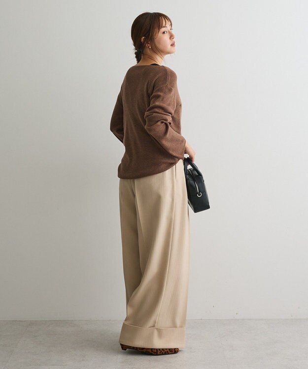 CRAFT STANDARD BOUTIQUE ロールアップパンツ Beige