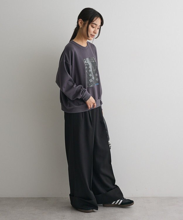 CRAFT STANDARD BOUTIQUE ロールアップパンツ Black