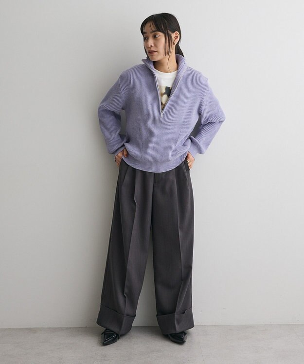 CRAFT STANDARD BOUTIQUE ロールアップパンツ Charcoal Gray
