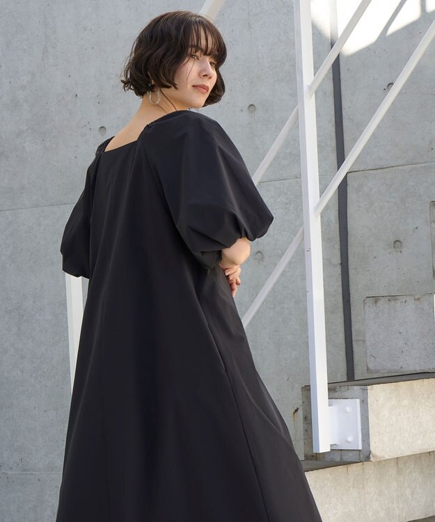 UNFILO FINE MOVE 2WAYワンピース ブラック